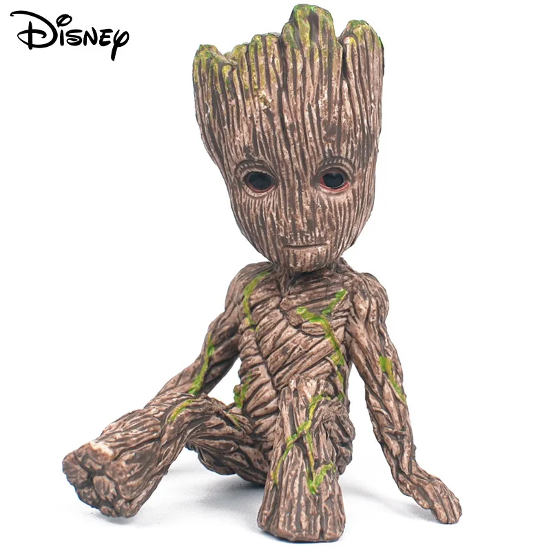 

Disney sitting posture Groot tree man baby decoration model Guardians of the Galaxy 2 hand-made boutique toys