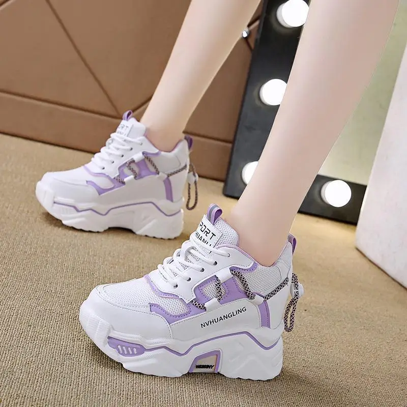 

New Fashion Sneakers Women Shoes Platform Women Mesh Breathable Vulcanized Shoes Wedge Casual Shoes Woman Summer Zapatos Mujer7
