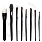 Кисти для макияжа WG, кисти для основы, пудры, теней для век, растушевки, точные детали, Мягкая косметическая кисть 0102030405060708