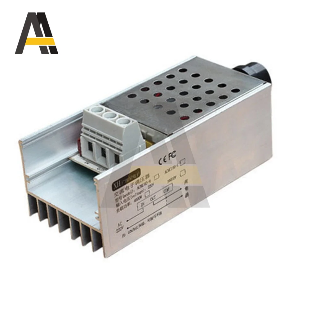 

AC220V 10000W High Power Electronic Voltage Regulator Speed Controller SCR BTA10 Digital Display For Dimming Speed Thermostat