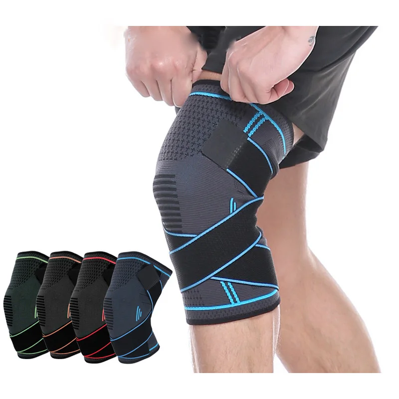 1 шт. эластичная коленная повязка поддерживающая наколенники компрессионное