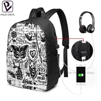 one direction backpack larry stylinson tattoos backpacks teenage pattern bag shopping high quality bags