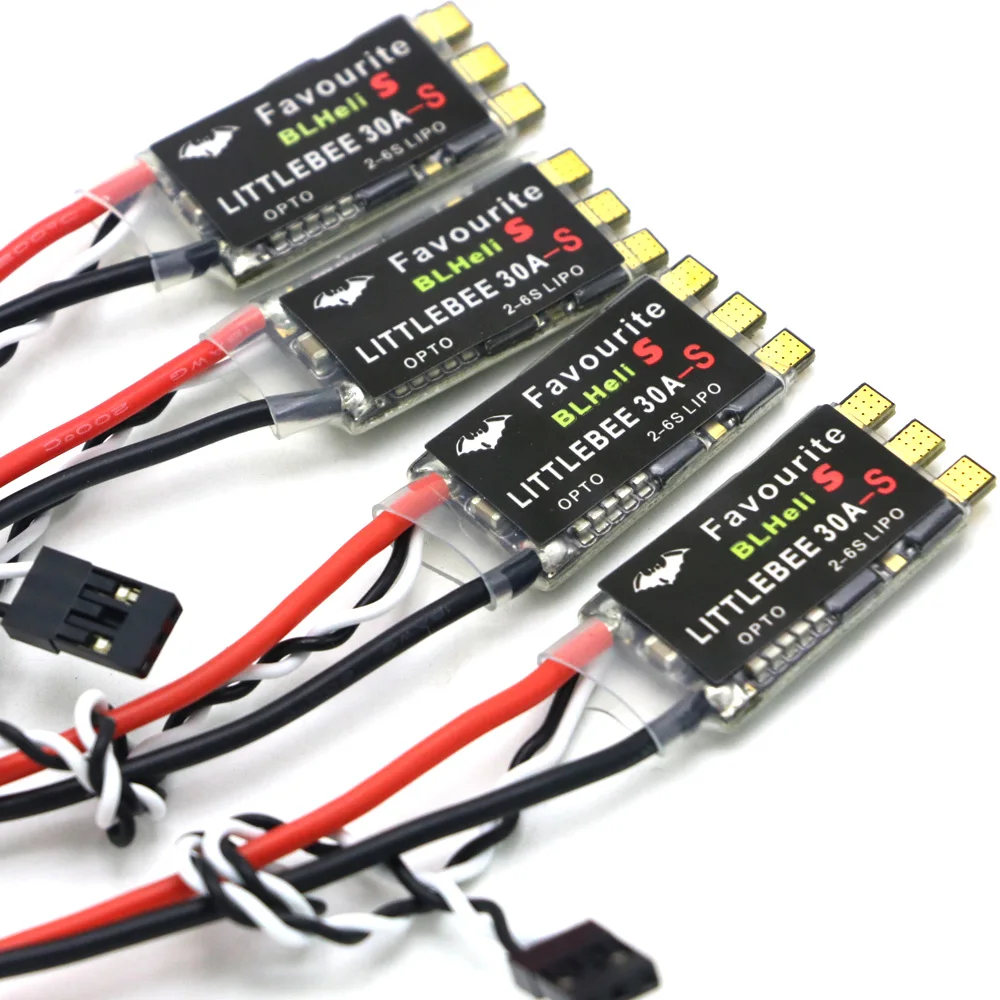 FVT LITTLEBEE Little bee BLHeli-s SPRING 20A / 30A ESC 2-6 S поддержка мультикоптера Mulitshot DSHOT Oneshot42 OneShot125 |