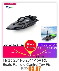 Flytec 2011-5 2011-15A RC лодки дистанционное управление игрушка рыболокатор рыбные приманки для рыбалки на лодке лодка RC корабль катер RC игрушки рождественские подарки