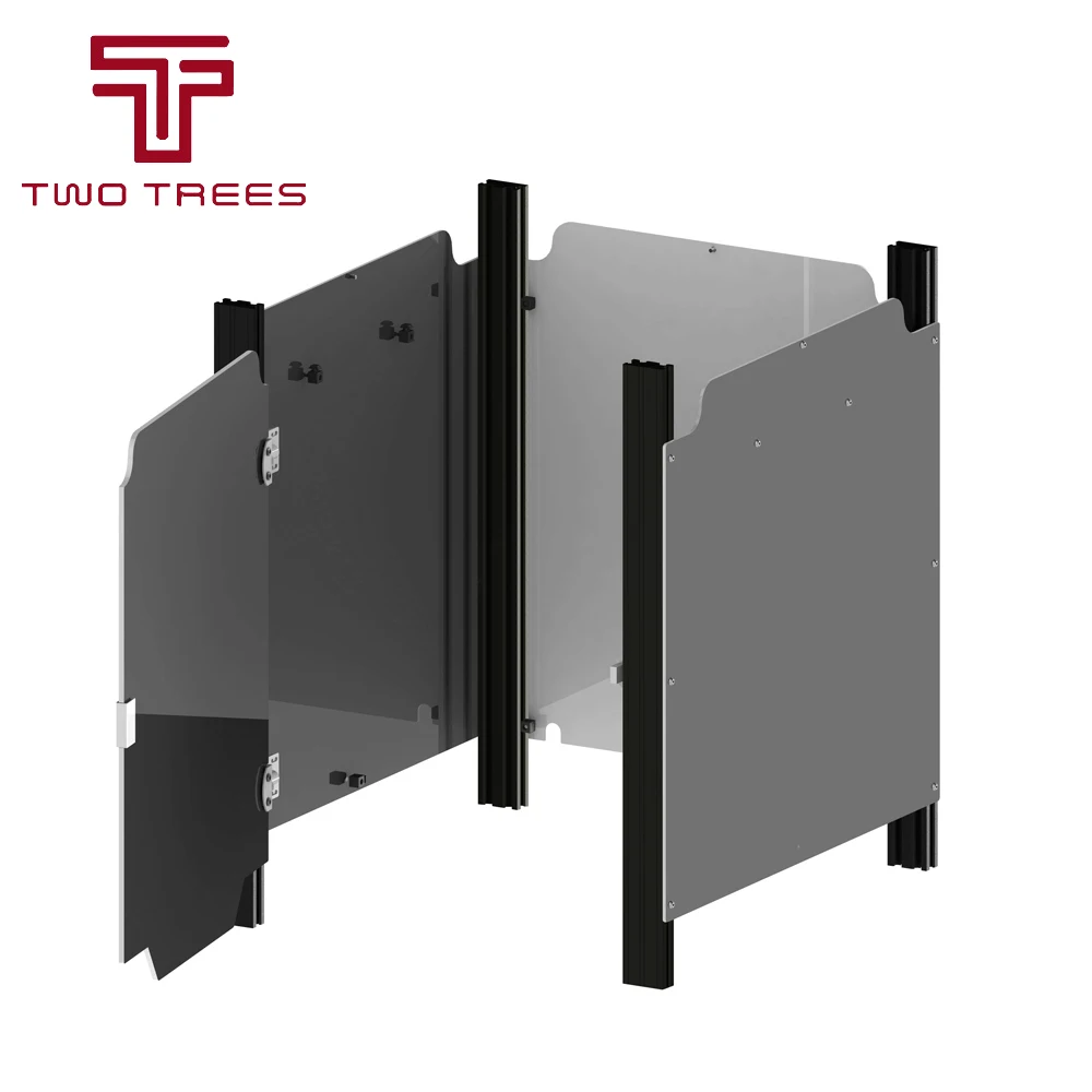 3D Printer Sapphire Plus Parts Acrylic Case Transparent Black House Auto Sheel Printing