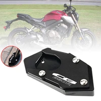 for honda cb650r cb650r cb650r 2018 2019 2020 motorcycle cnc kickstand footside stand expansion pad support plate