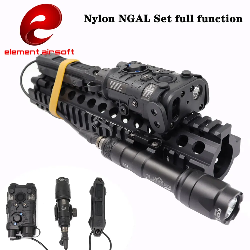 

Airsoft тактический нейлон L3 NGAL следующее поколение M600 M300 двойной переключатель лазерный прицел красный зеленый ИК лазерный светильник для ох...