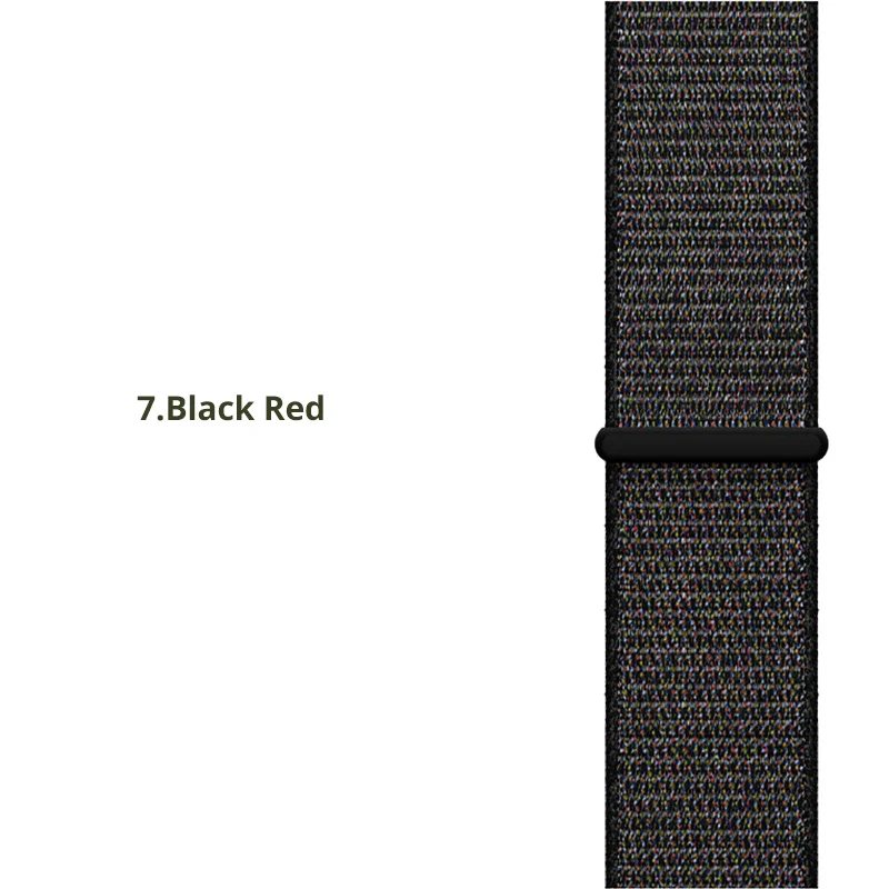 Black 20/22 мм нейлоновый ремешок с петлей для часов samsung Galaxy Watch 42/46 мм ремешок gear S2 Classic S3 Frontier Amazfit ремешок для часов - Цвет ремешка: Black