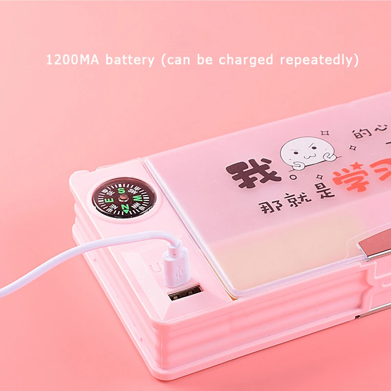 Многофункциональный чехол для ручки учеников и школы с USB-зарядкой вентилятором