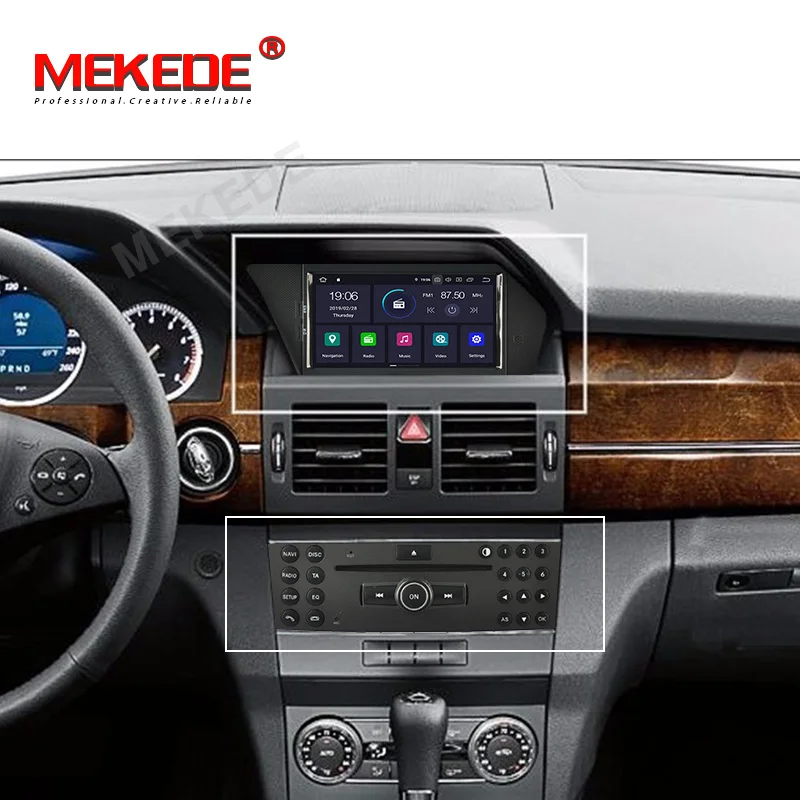MEKEDE PX5 android 9,0 Автомобильная dvd-навигационная система плеер для BENZ GLK X204 GLK 300 GLK 350 автомобильный радиоприемник Мультимедиа Стерео 8 ядер