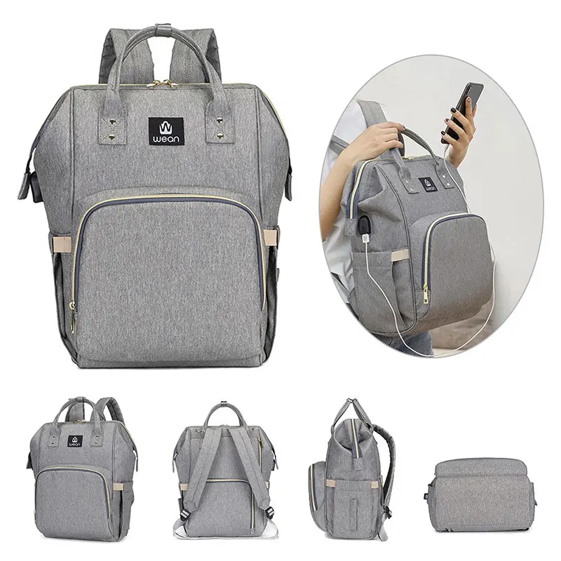 Сумка для подгузников на детскую коляску с USB разъемом|Сумки подгузников| |