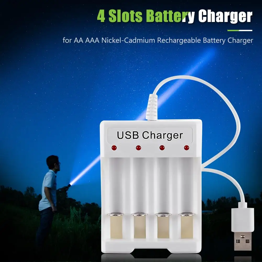 Многофункциональный 4 слота никель-водородный аккумулятор зарядное устройство