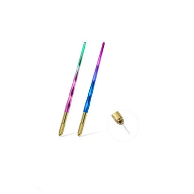 

5pcs colorful small waist tattoo handmade colorful tattoo pen Wenxiu fogging tattoo pen