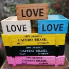 Винтаж деревянный садовый Цветочный ящик для комнатных растений, горшок для суккулентов прямоугольник корыто поле завод кровать прямоугольный стол цветочный горшок Садоводство устройства