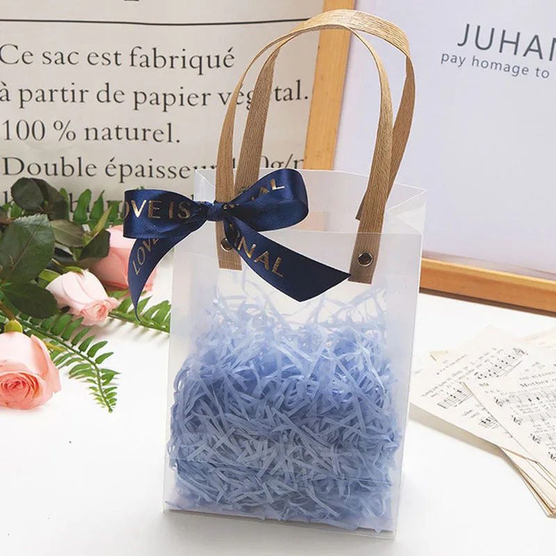 1 шт. прозрачные пакеты с ручкой для упаковки печенья | Дом и сад