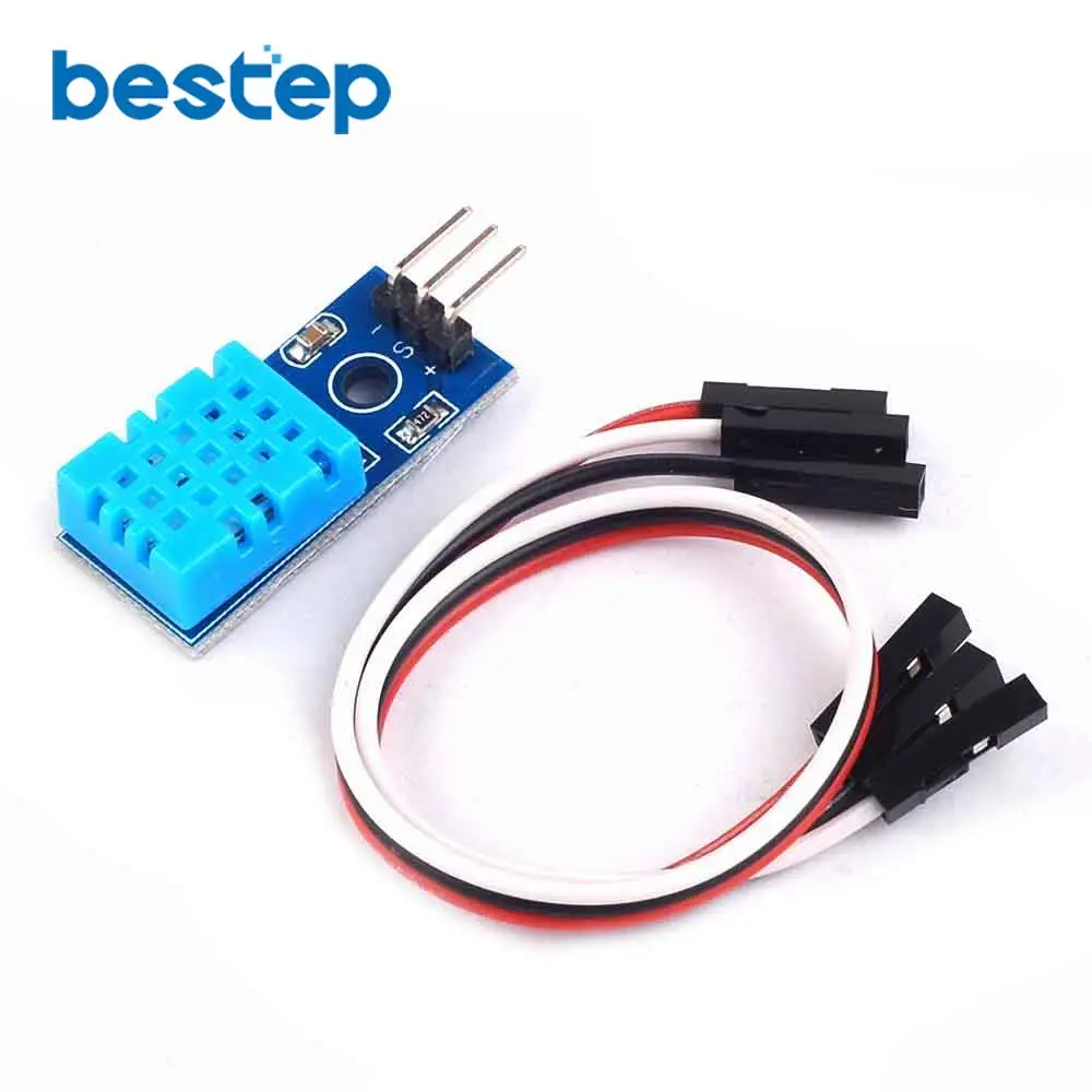 Новый датчик температуры и относительной влажности DHT11 модуль с кабелем для arduino