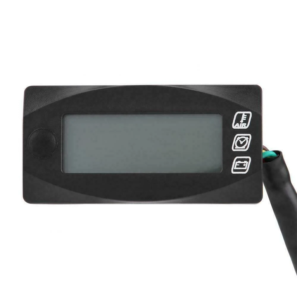 

Mini LED Display Motorcycle Air Temperature Time Clock Voltmeter Voltage Meter Universal Mini Instruction LED Display Meter