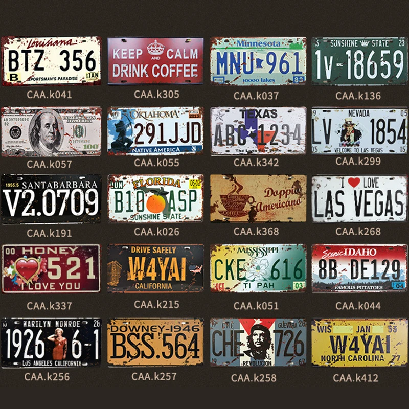 Металлический номерной знак с флагом США автомобильная бирка новинка украшение