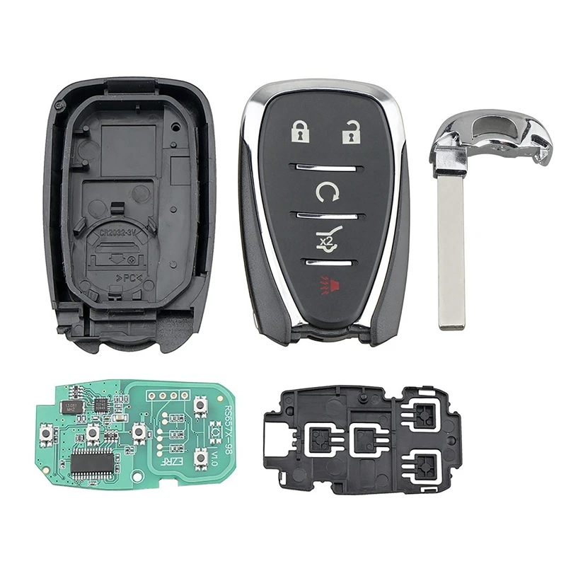 Интеллектуальный Автомобильный ключ дистанционного управления 5 Кнопка 315 МГц