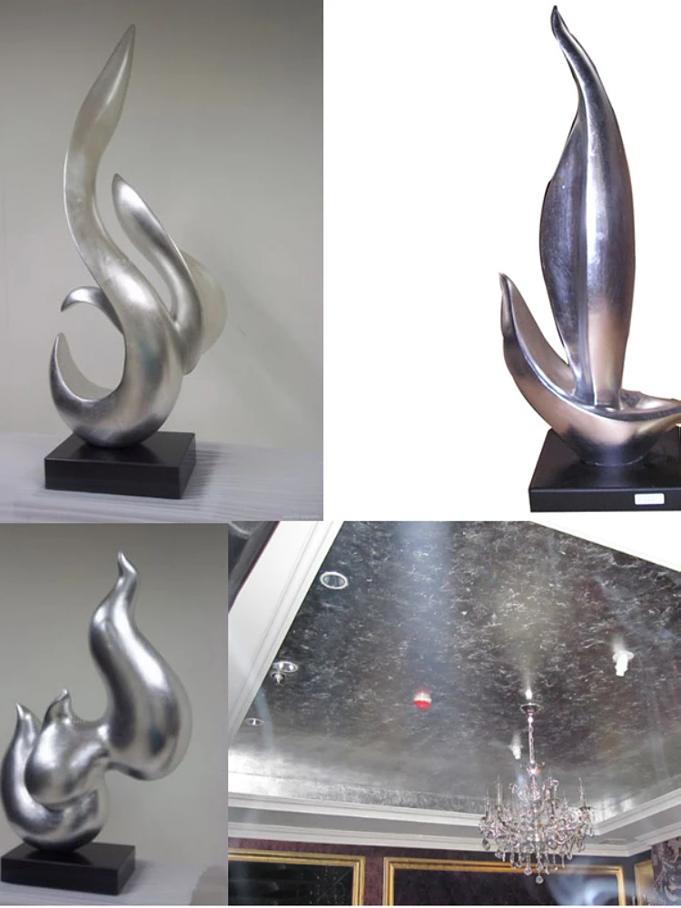 Китайский 5000 шт./кор. в россыпь имитация серебряные листы Алюминий Фольга Бумага