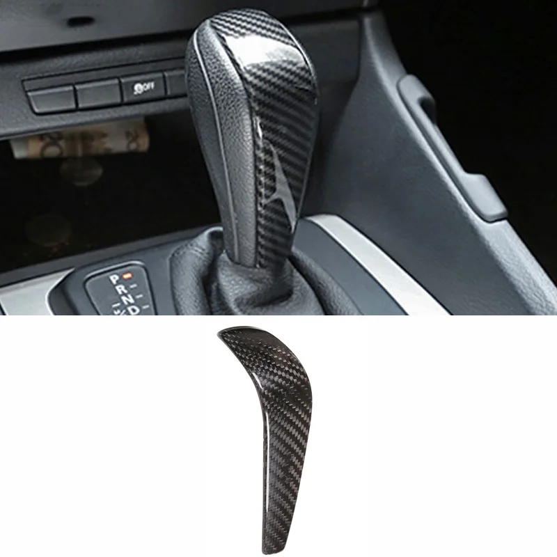 

Ручка переключения передач из настоящего углеродного волокна для BMW X1 Old 1 Series 3 E90 E92 E93 E87, декоративные аксессуары
