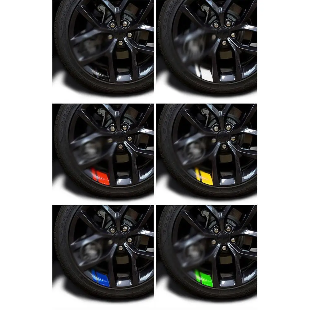 Светоотражающий автомобильный обод Виниловая наклейка s Hash Mark Stripe на колесо для