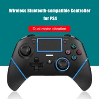 wireless game controller for ps4 bluetooth compatible with dual vibration six axis somatosensory gamepad for cuh zct2 series