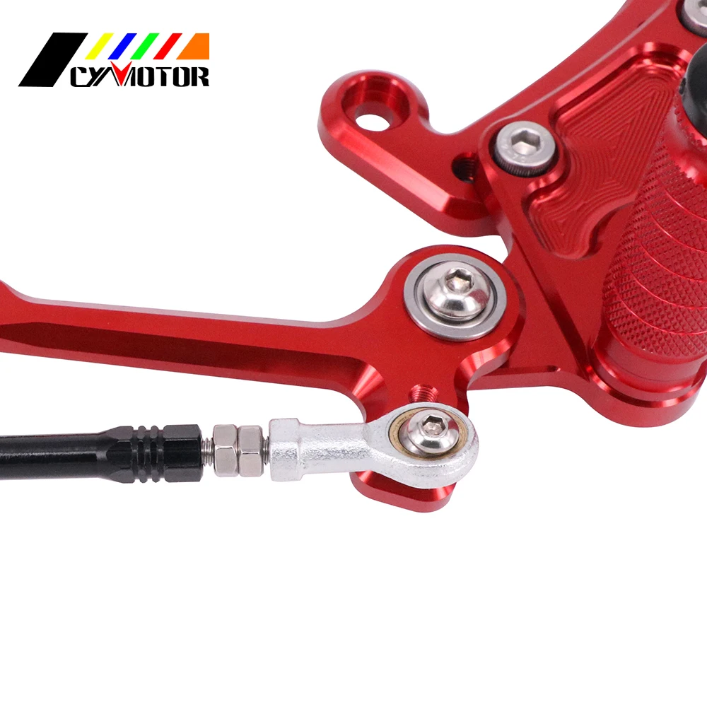 Аксессуары для мотоциклов из нержавеющей стали Rearsets Регулируемые подножки педали для Ducati Diavel 2011- углерод 2011- AMG 2011-2012