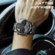 Men Watch FOXBOX New Electronic Sport Wristwatch Waterproof Quartz Watches Mens Fashion Leather Watch for Men Relogio Masculino Other Image