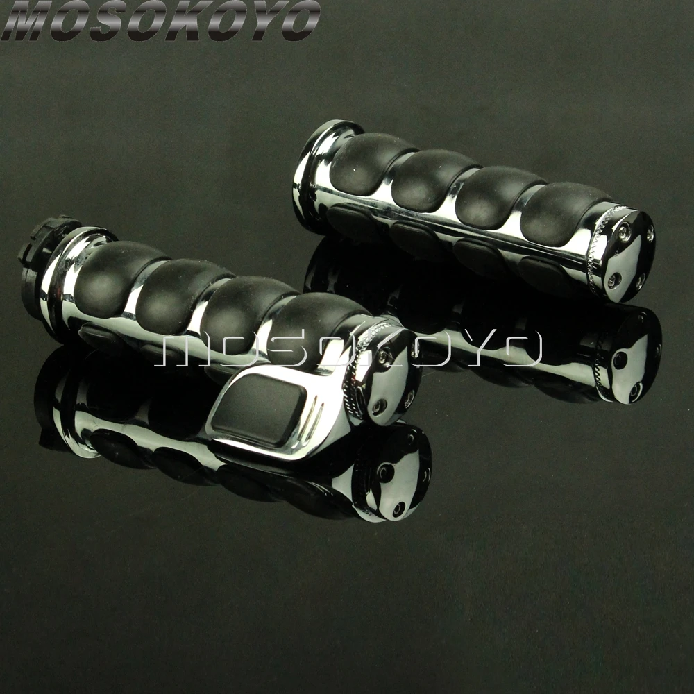 Руль мотоцикла 7 8 дюйма/25 мм для Harley Yamaha Honda Shadow Aero VT750 VTX1300 VTX1800 универсальные ручки