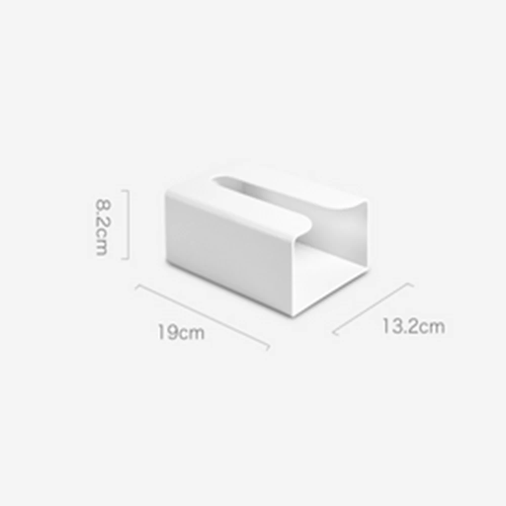 

Punch-free tissue box Multi-function kitchen office sundries storage Paste tissue box