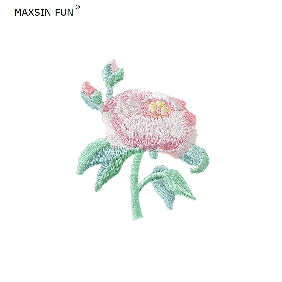 MASXIN FUN патч с вышивкой маленьких цветов и растений для наклейки одежды