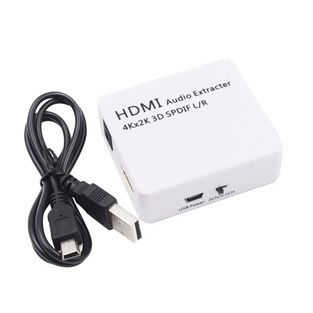 Аудио экстрактор 4K HDMI к и оптический Spdif 3 5 мм стерео портативный аудио