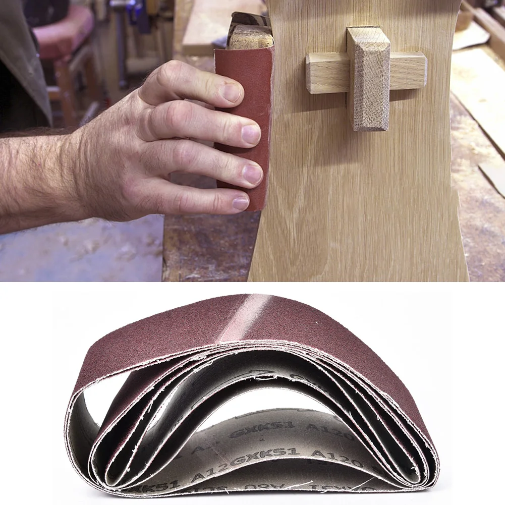 

Лента шлифовальная 457x75 мм, 60/80/100/120/240 мм, 5 шт.