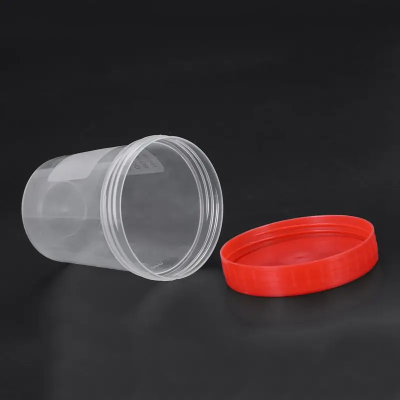 

10 pieces urine cup 120 ml + screw cap urine sample cup urine cup plastic cup