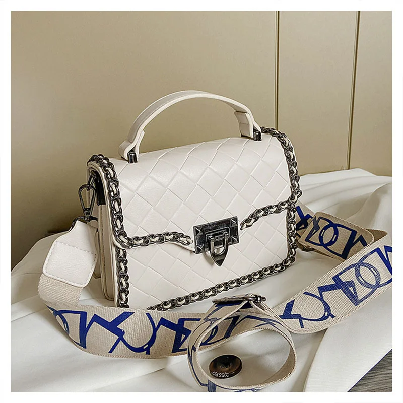 

Женская сумка-Кроссбоди в клетку, маленькая квадратная сумка, модная сумка на ремне, Женская сумка-мессенджер, новые дизайнерские сумки