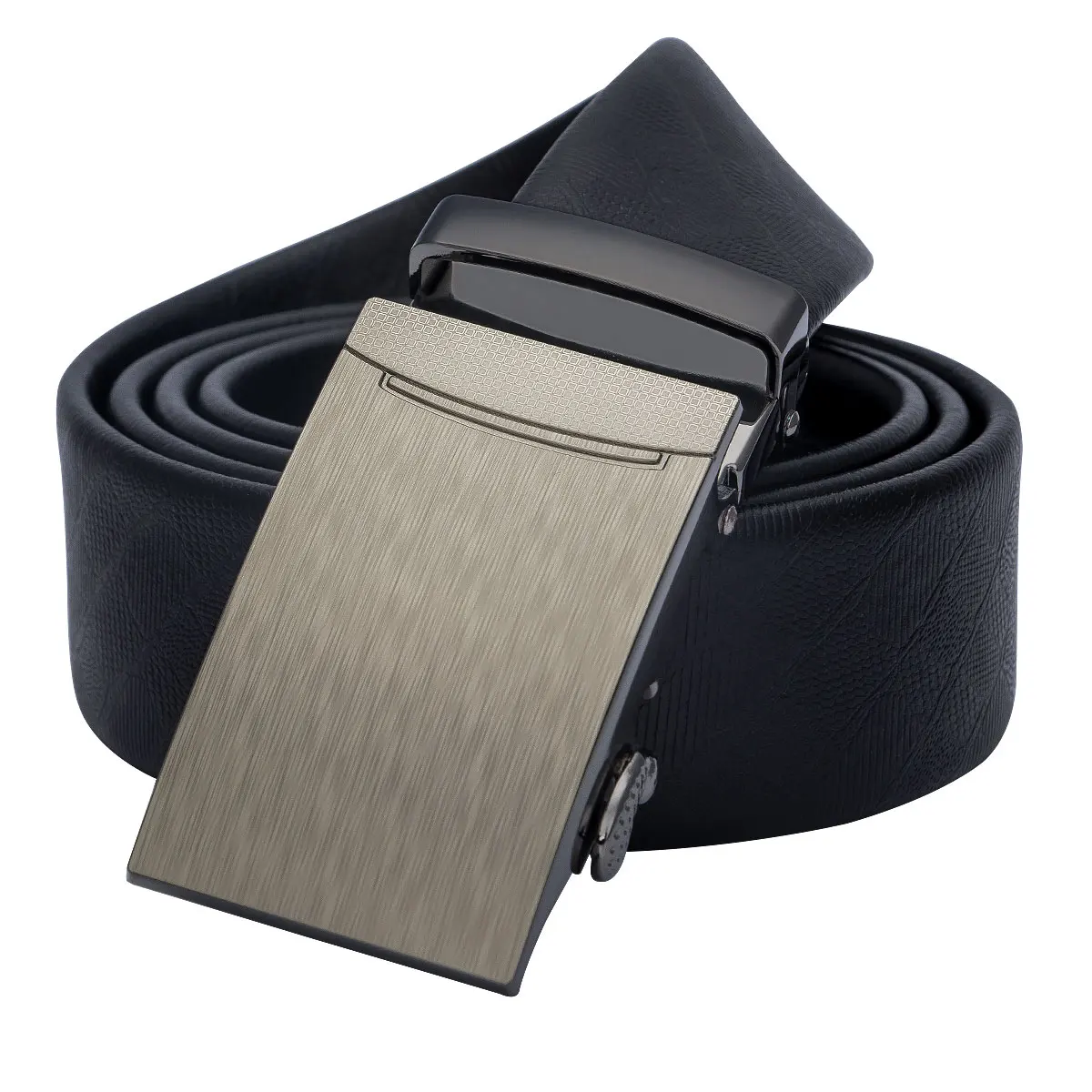 Мужской ремень в деловом стиле дизайнерский кожаный мужской с автоматической