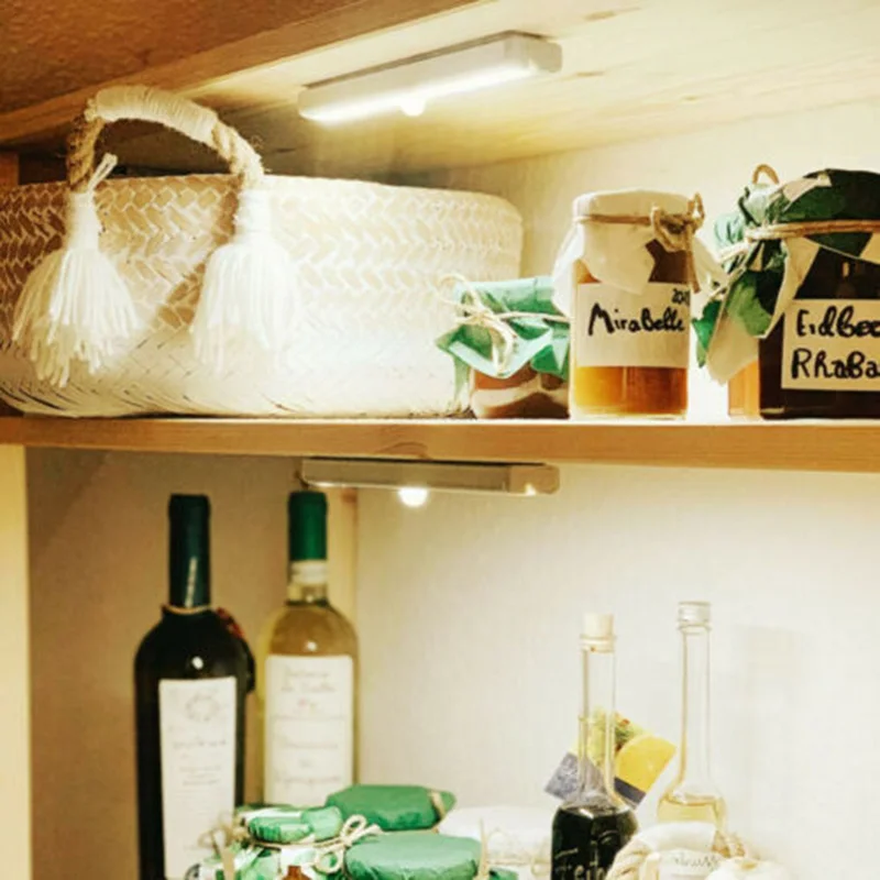 Для шкафа лестницы кухня 2шт высокая яркость 6LED датчик движения ночник