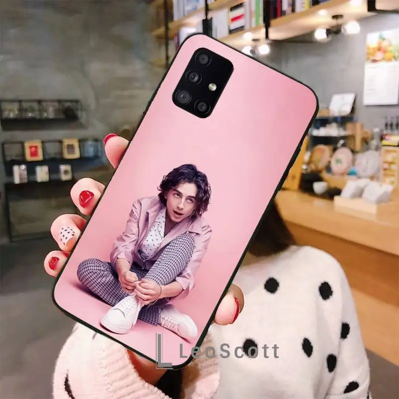

Timothee Chalamet Phone Case For Samsung A32 A51 A52 A71 A50 A12 A21S S10 S20 S21 Plus Fe Ultra