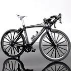 Модель велосипеда из сплава, отлитый под давлением, металлический палец, горный велосипед, гоночная игрушка, Сгибаемая дорожная имитация, коллекционные игрушки для детей, игрушки для мальчиков