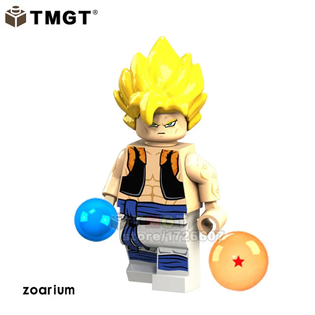 Одна распродажа Dragon Ball Z Сон Гоку гогета плавки ланч-маи Android 17 строительные блоки игрушки для детей - Цвет: XP021-Zoarium