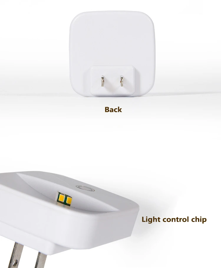 

EU Intelligent sensor bedside lamp strange creative LED lamp plug-in energy-saving light control night light white warm light