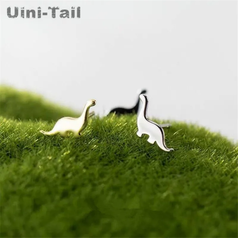 Новое поступление 2019 маленькие симпатичные серьги Uini-Tail из стерлингового