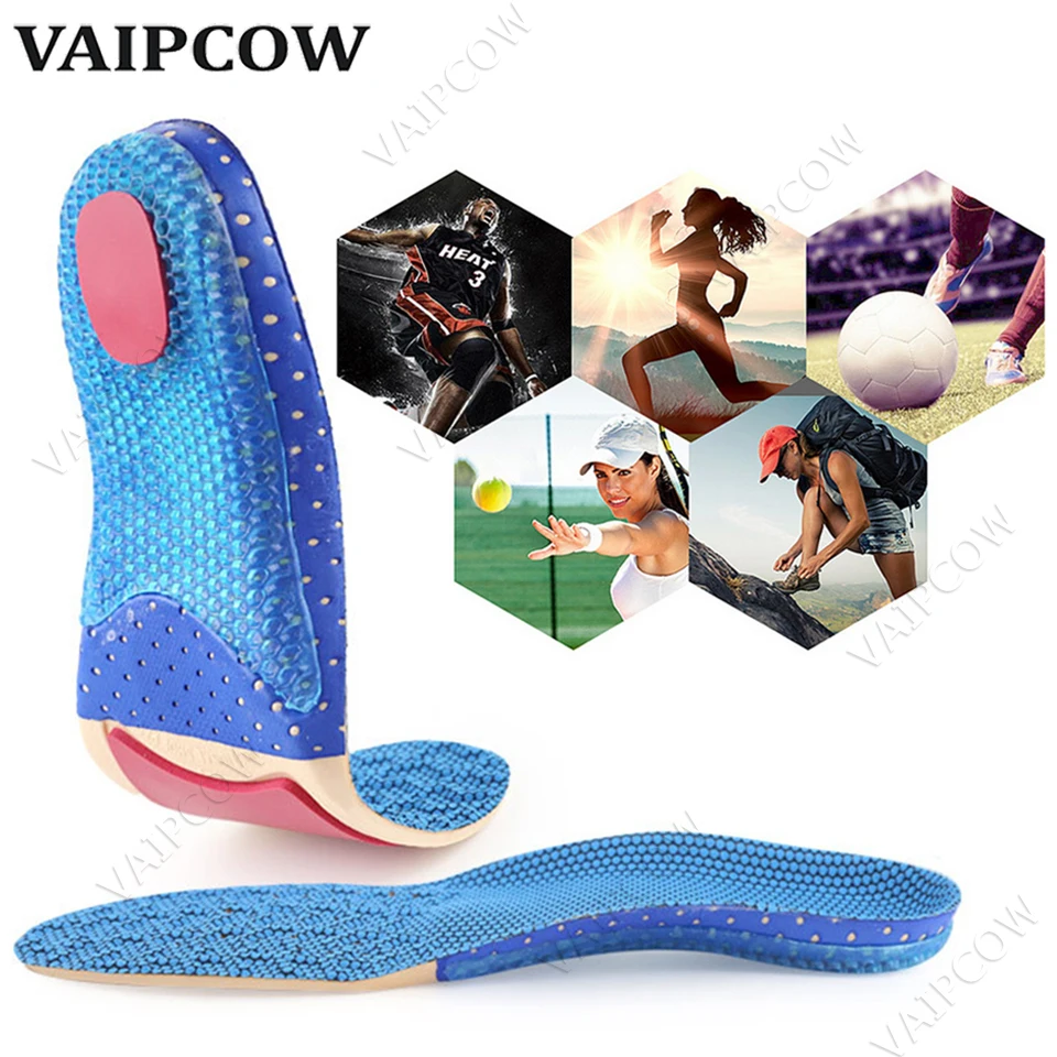Sports Running for Women Men shoes Shock Absorption Arch Support Sneaker Shoes Cushion Pad Soft Comfortable Sole Insert Insole