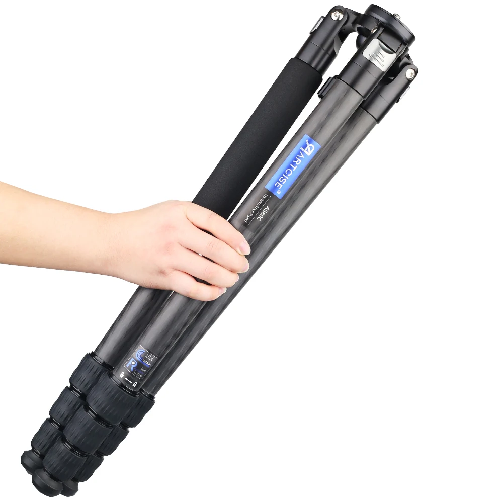 Штатив из углеродного волокна AS80C сверхпрочный штатив для камеры Ультра