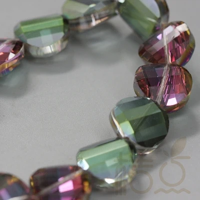 10 шт./лот 14 мм ожерелье с подвеской граненые подвески хрустальные чешские бусины