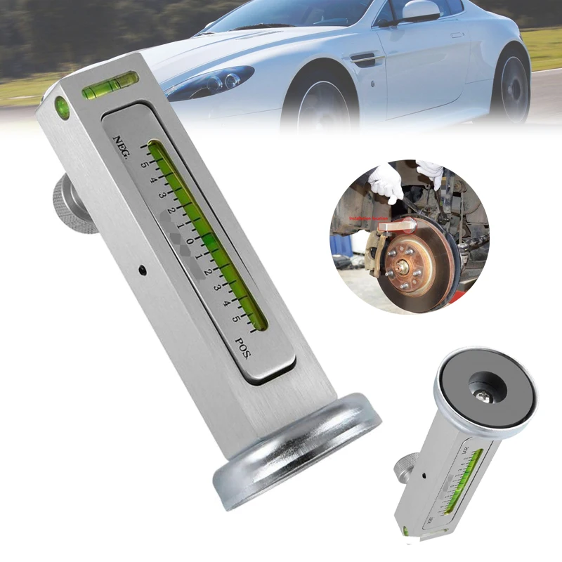 

Car Magnetic Spirit Level Four Wheel Positioner Adjustable Magnetic Gauge Tool Car Four Wheel Aligner Magnet Positioning Tool