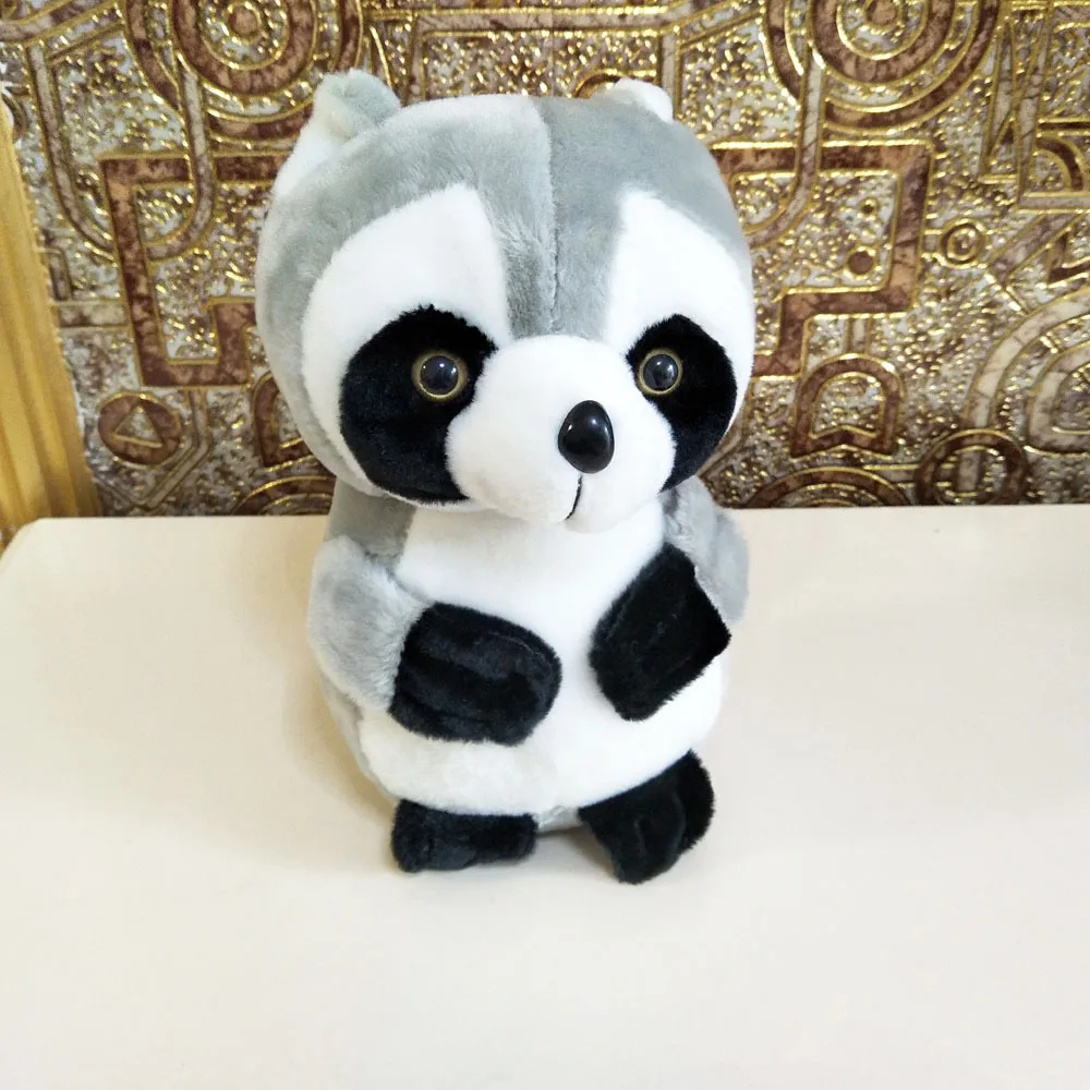 BOLAFYNIA Детская плюшевая мягкая игрушка милый маленький енот детская на Рождество