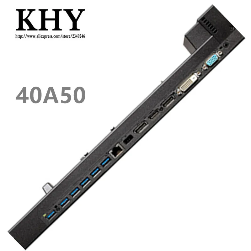40A50 ThinkPad Pro док-станция для Порты и разъёмы репликатора para P70 P71 P50 P51 04W3955 00HM626 00HM627 |