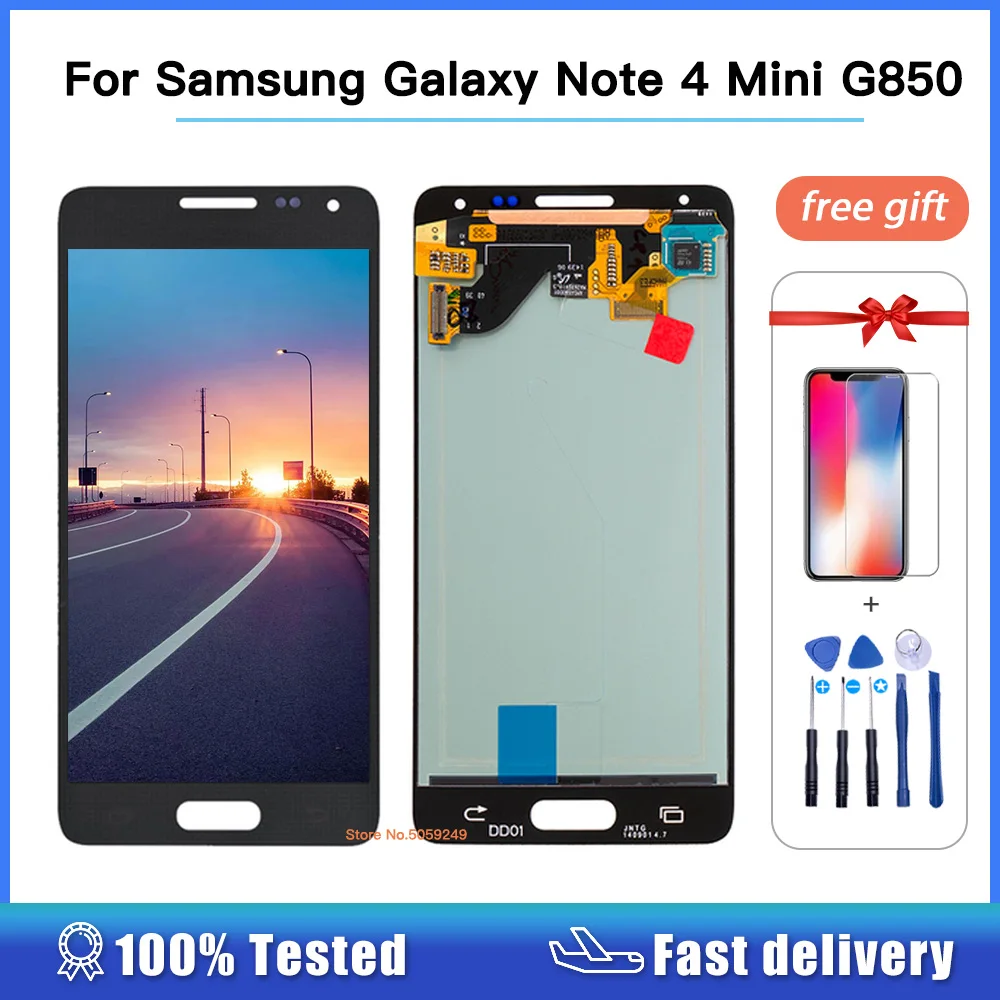 ЖК-дисплей 4 7 ''для Samsung Galaxy Note Mini Alpha G850 G850F G850M сенсорный экран с цифровым